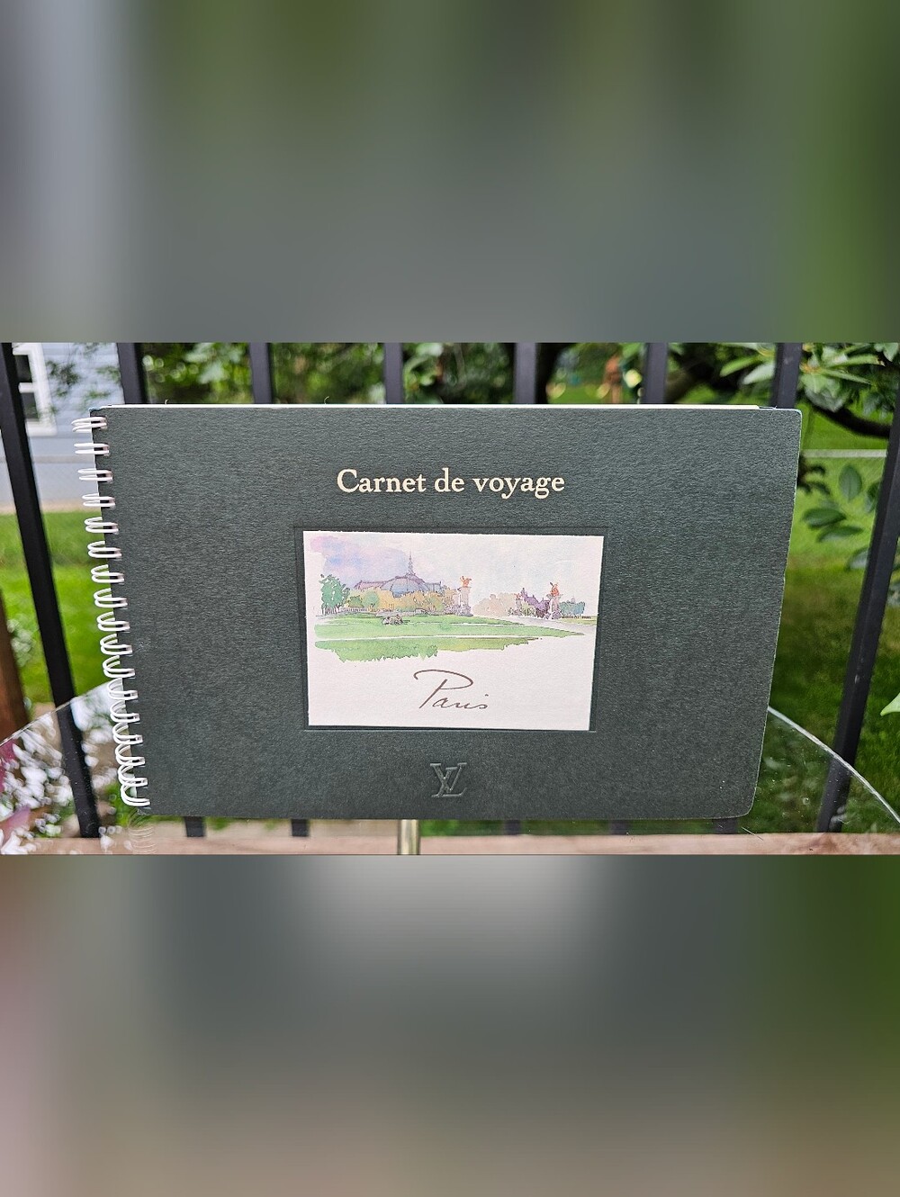 Louis Vuitton Paris Travel Journel